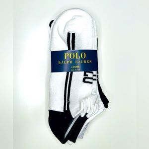 Polo Ralph Lauren 6 Pairs of Low Socks (new with tags)